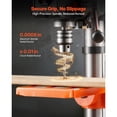 thumbnail image 6 of KFFKFF 10-Inch Benchtop Drill Press, 5 Amp, 0.8 HP 600W, Variable Speed 530-3140 RPM, 0-45° Adjustable Worktable, Laser Guide and LED Light, Tabletop Drilling Machine for Wood and Metal, 6 of 9