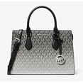 thumbnail image 1 of Michael Kors Bolso Satchel Mediano Sheila con Logo de la Firma y Diseño Degradado para Mujer (Negro) 35R5S6HS8B-001, 1 of 1
