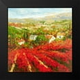 thumbnail image 2 of Marino 15x15 Black Modern Framed Museum Art Print Titled - Bourgogne, 2 of 5