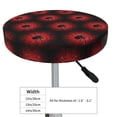 thumbnail image 4 of Round Bar Stool Seat Covers, halloween spider web Elastic Round Chair Cover Stool Seat Slipcover Bar Stool Cushions Round Pad for 12-14 inch, 4 of 7
