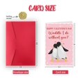 thumbnail image 2 of Tarjeta de San Valentín Ygyhiey Cute Penguin para parejas, 2 of 7