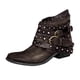 thumbnail image 3 of NECHOLOGY Botas Mujer Adulto Femenino Zapatos Botines mujer Zapatos de transpirables cortos Retro altos, botas gruesas de tacón para mujer, botas con cremallera para mujer (Brown, 8.5), 3 of 4