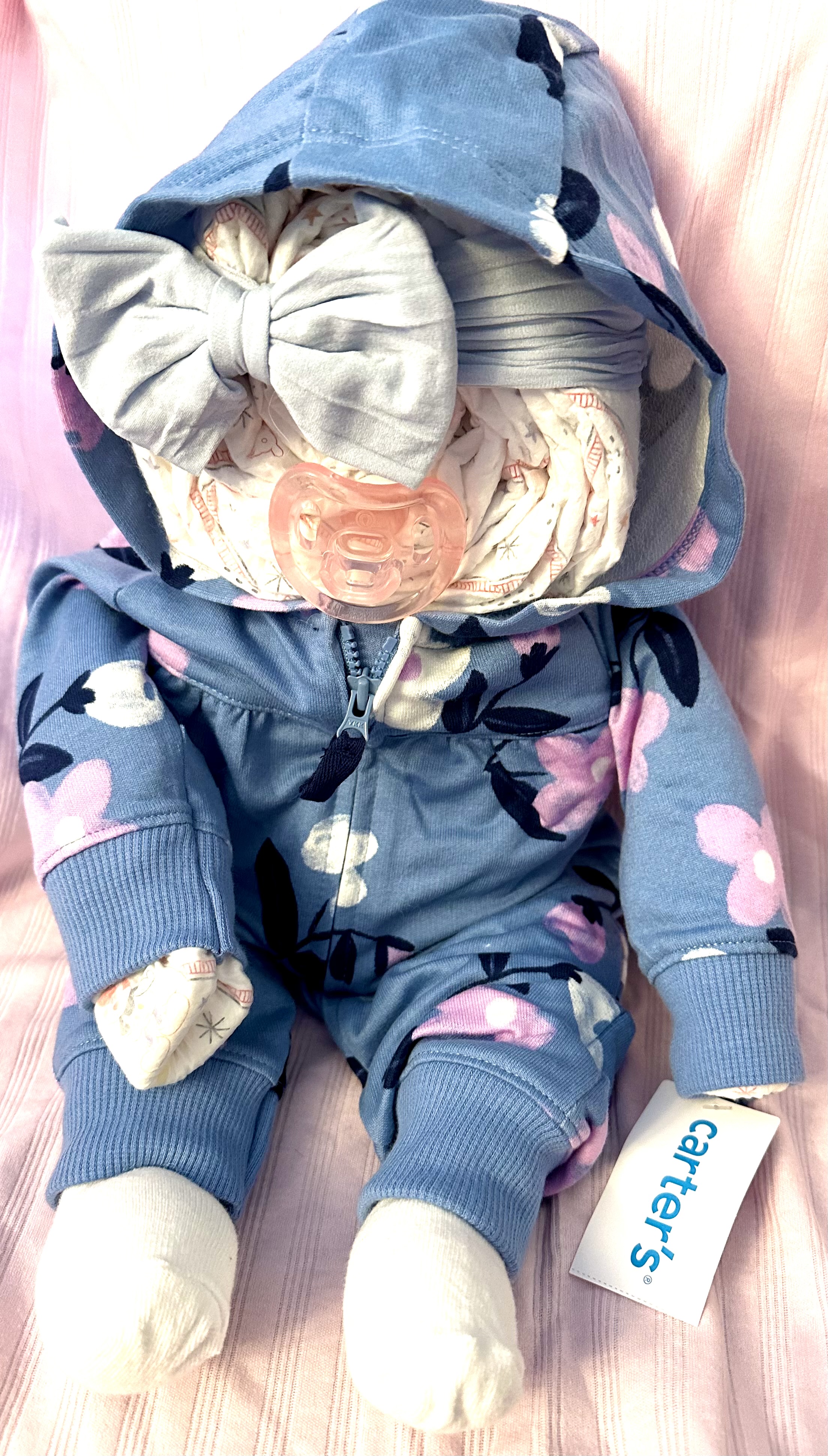 My Purple Bunny Diaper Baby