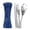 Dark Blue, variant on SWSUSN 4PCS Portable Silverware Set with Case, Travel Camping Utensils Set, Premium Stainless Steel Travel Cutlery Set, Reusable Safe Flatware Sets for Lunch Box/Workplace/Students, Silver