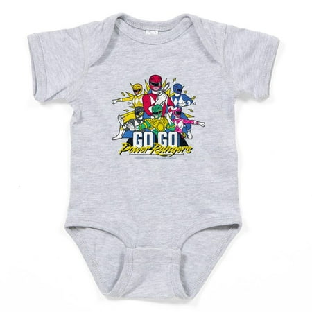 

CafePress - Go Go Power Rangers Group Shot - Cute Infant Bodysuit Baby Romper - Size Newborn - 24 Months