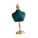 thumbnail image 5 of Soporte de maniquí para collar, busto de exhibición de joyas, soporte de exhibición elegante de terciopelo, soporte de collar decorativo para vitrina, 5 of 8