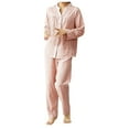 thumbnail image 1 of Icvfdpl Womens Pajamas Cotton Checkered Homewear Set Nightwear L, 1 of 8