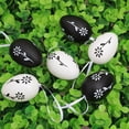 thumbnail image 6 of Stijggn 6pcs Plastic Easter Eggs Easter Decorations Plastic Easter Eggs Ornaments Tree Decoration Shatterproof Decorative Hanging Decoration for Basket Stuffers Fillers, Classroom Prize Supplies, 6 of 9