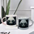 thumbnail image 4 of Coolnut 2 PCS 400ML Ceramic Coffee Mugs for Men Women, Panda with a hacker theme Great Cup for Cocoa, Tea, Office, Home, Engagement Gifts, 4 of 7