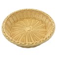 thumbnail image 2 of Imitation Rattan Round Fruit Baskets Imitation Natural Look Food Storage Basket for Bread Candy Fruit Vegetable Mix Color 20x7, 2 of 6