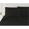 thumbnail image 5 of Sweet Home Collection 1500 Series Bed Sheets - Extra Soft Microfiber Deep Pocket 6pc Sheet Set - Black, RV Queen, 5 of 5