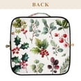 thumbnail image 5 of Iauyy Rhombus Cosmetic Bag with Handle Large Capacity Luxury Twill Travel Makeup Bag ,Watercolor Collage Collection, 5 of 8