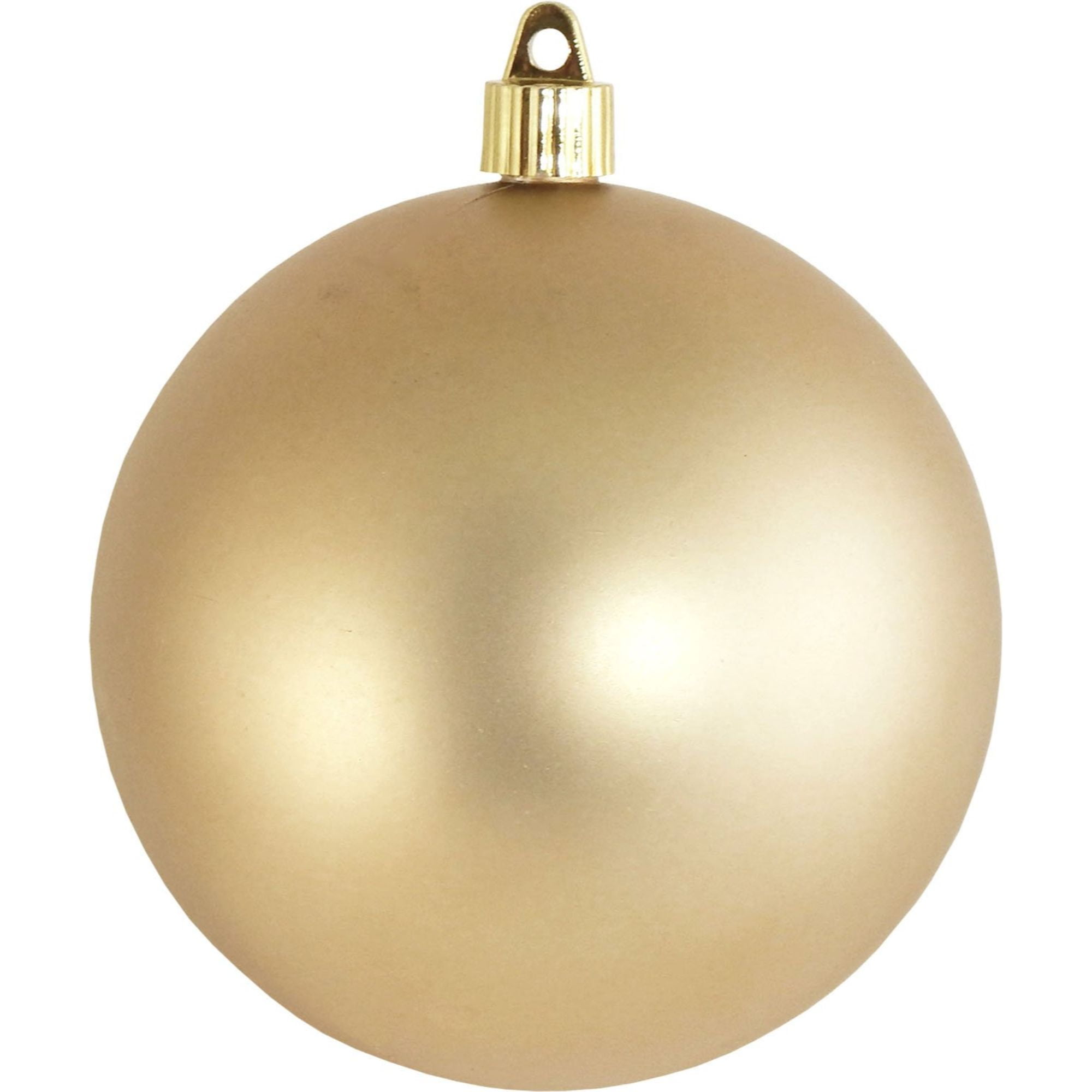 4ct Gold Shatterproof Shiny Finish Christmas Ball Ornaments 4.75