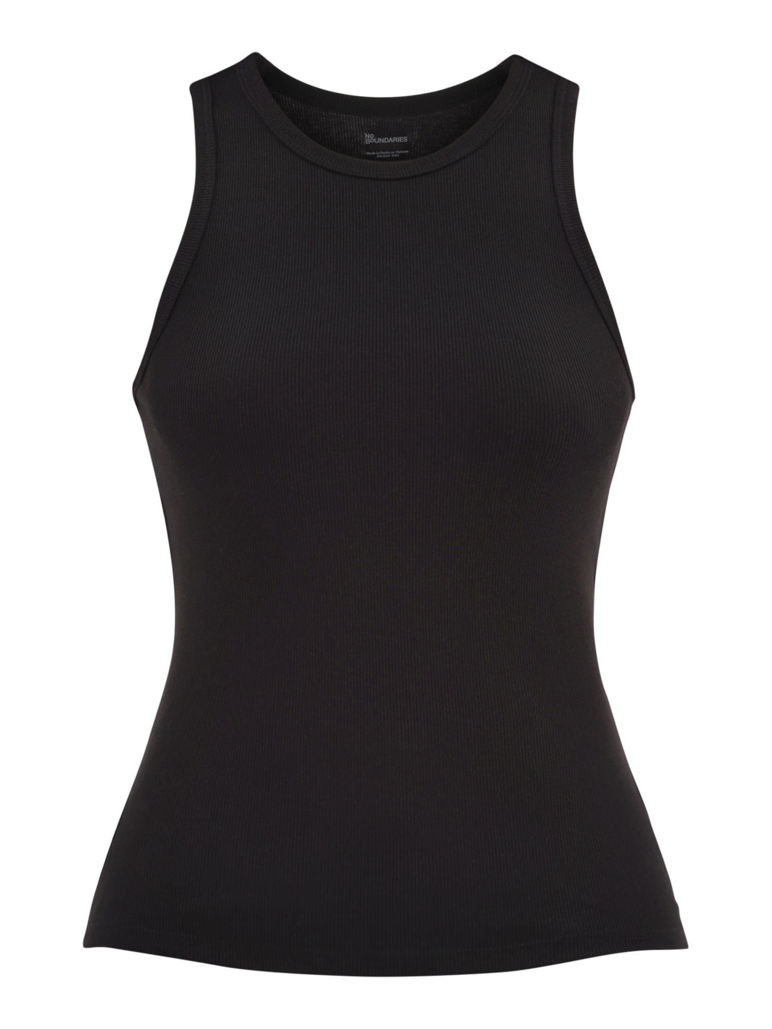No Boundaries High Neck Tank Top, Women's, 3-Pack, Sizes XXS-XXL