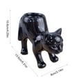 thumbnail image 6 of Cmafuca Halloween Cats Ceramic Candlestick Black Gothic Cats Wing Candle Cup For Spooky Home Decor Bedroom Living Room Decoration, 6 of 7