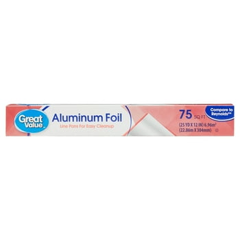 Great Value 75 sq ft Aluminum Foil