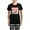 With Checker Pant, variant on CafePress - Bacon Warning Sign Women's Dark Pajamas - Women's Short Sleeve Print T-Shirt and Pants Dark Cotton Pajama Set
