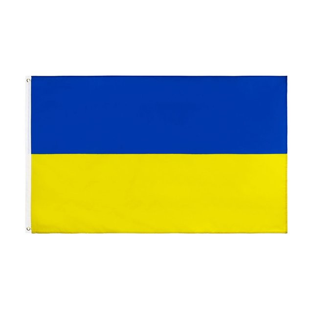Bandera de Ucrania - Pancartas de poliéster Bandera nacional de Ucrania (90x150cm)