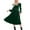 Green, variant on Efsteb 2025 Dresses for Women Trendy Hight Waist Pleated Velvet Dress Long Sleeve V Neck Cocktail Dress Mini Prom Dress For Wedding Guest (Wine,L)