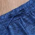 thumbnail image 3 of Women Summer Sports Wear, Solid Color Drawstring Elastic Waist Yoga Shorts, 3 of 7