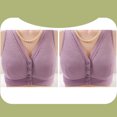 thumbnail image 4 of WREESH 2 Pack Bra Adaptive Bra Women Elegant No Underwire Gathered Bra with Thin Cup and Adjustable Elegant Lace Bra Underwear Back-Smoothing Seamless Bra Underwear Pink, 4 of 4