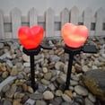 thumbnail image 3 of Decoración de ambiente de confesión de San Valentín Luz de jardín solar de amor al aire libre Villa Jardín Luz de paisaje de césped impermeable, 3 of 4