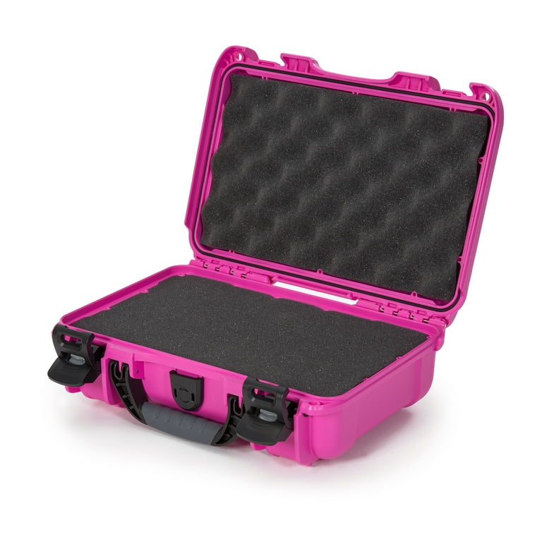 Nanuk 909 Waterproof Professional Pistol/Gun Case, Military Approved with Foam  Insert - Pink 