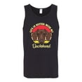 thumbnail image 2 of Wild Bobby, Life is Better with My Daschund Cute, Dog Lover, Men Graphic Tank Top, Black, Small, 2 of 4