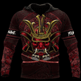 thumbnail image 3 of Sudadera con capucha para hombre nueva con estampado 3D de tatuaje de samurái japonés, tendencia de moda, ropa de manga larga estilo Y2K para hombre, 3 of 5