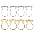 thumbnail image 3 of 8Pcs Metal Guitar Thumb Picks Silver Color Ultra Thin and Durable for Comfortable Playing, 3 of 8