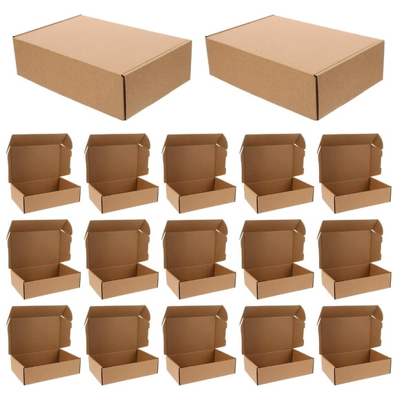 QIDITONG 30pcs Shipping Box Mailer Boxes Flat Cardboard Mailers Small Cardboard Paper Boxes Empty Packing Boxes For Business Packaging Mailing