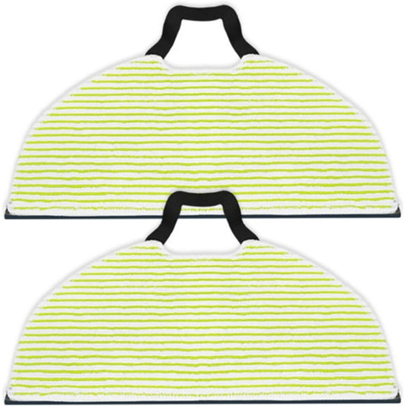2 pieces Washable and Reusable Microfiber Mop Replacement Pads Compatible with Shark RV2610WA AV2610WA RV2620WD RV2610WFUS RV2410WD Robot Vacuum