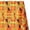 Orange, variant on Ottertex Printed Nylon Ripstop Fabric Kente Waterproof Heavy Duty Outdoor Lightweight By The Yard - Yellow (10 Yards)