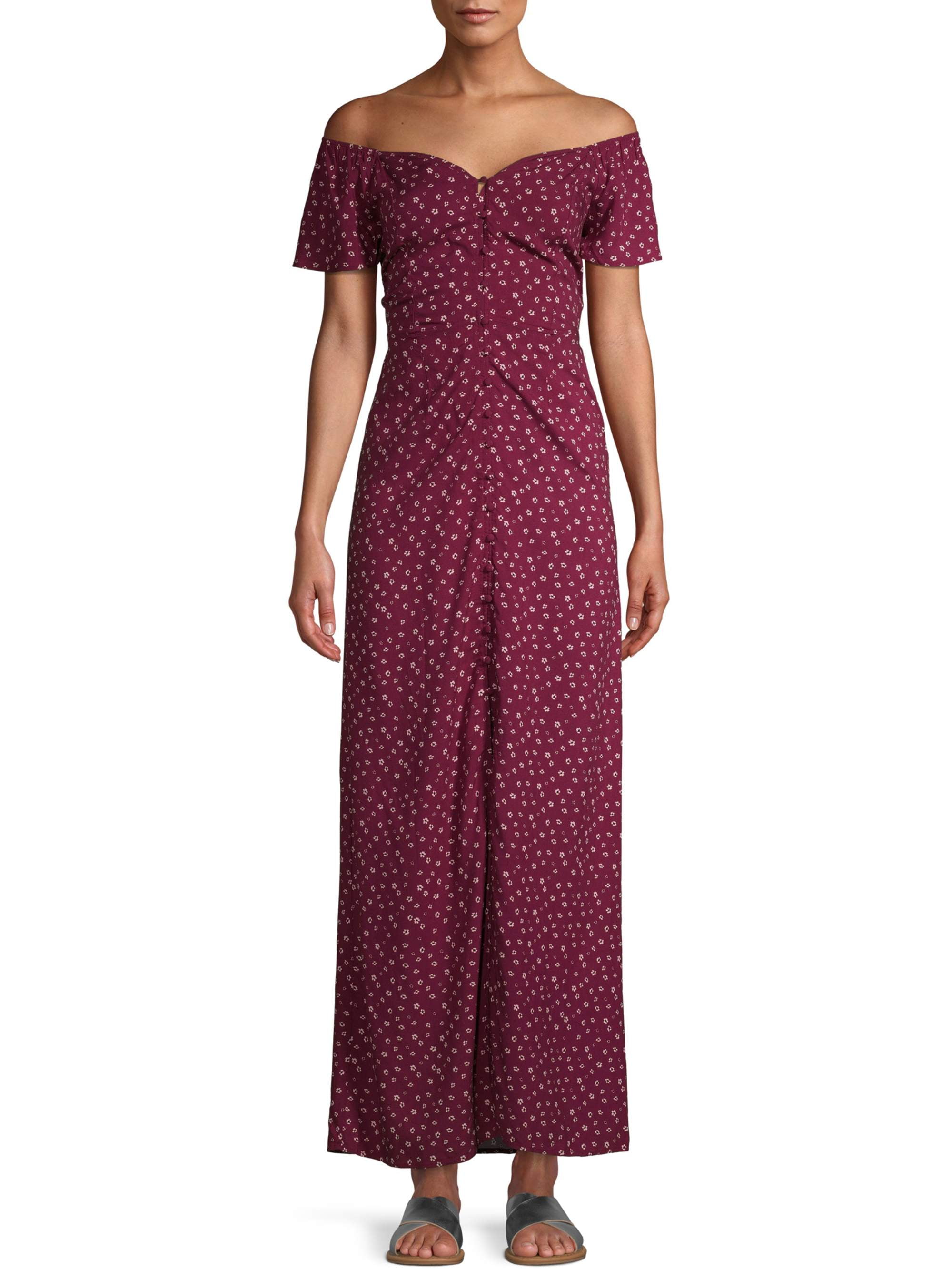 No Boundaries Juniors' Maxi Dress