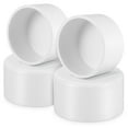 thumbnail image 1 of 4 Pcs Pvc Pipe Caps Pipe End Cap Fitting Adapter Pipe Plug Socket Fittings 60mm Pvc Pipe Fittings For Furniture Garden, 1 of 8
