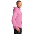 thumbnail image 3 of Port & Company Core Fleece Pullover Hooded Sweatshirt-L (Candy Pink), 3 of 6
