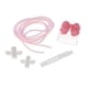 thumbnail image 1 of Bonita funda protectora para cable de carga transparente para adaptador de 18 W, 20 W y 30 W. rosa, 1 of 9