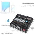 thumbnail image 4 of Mesa de sonido mezcladora Depusheng DT8, 8 canales USB, color negro, 4 of 9