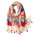 thumbnail image 3 of Bohemian Print Silk Scarf Floral Pattern Lightweight Fashion For Elegant Neck Wrap Shawl And Versatile Accessory For All Seasons, 3 of 4