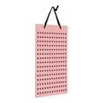thumbnail image 4 of Adornos para zapatos portátiles, estante para colgar bolsas, práctico organizador de adornos para zapatos, soporte de exhibición colgante de fieltro rosa, 4 of 10