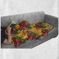 thumbnail image 6 of Colorful Soft Flannel Fleece Blanket, Exotic Tropical Fresh Ripe Juicy Fruits Pineapple Berries Watermelon Grape Orange, Cozy Plush for Indoor and Outdoor Use, 70" x 90", Multicolor, by Ambesonne, 6 of 6