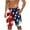 Blue, variant on cllios American Flag Swim Trunks Mens Quick Dry Elastic Waisted Drawstring Surfing Shorts Big and Tall Patriotic Bathing Suits Men 4th of July Swimming Shorts