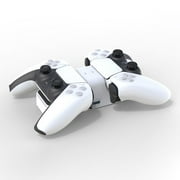Dual Charger for PS5 Controller, Slim, White