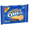 thumbnail image 3 of OREO Chocolate Peanut Butter Pie Sandwich Cookies, Family Size, 17 oz, 3 of 13