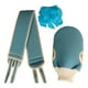 thumbnail image 2 of Set de tres piezas para exfoliación de baño | Frotar barro tiras hacia atrás | Guantes de frotar | Toalla esponja de lufa | Limpieza profunda | Exfoliación suave | Pack de 3, 2 of 4