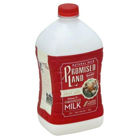 Promised Land Dairy Natural Vitamin D Homogenized Milk, Half Gallon