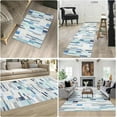 thumbnail image 7 of Haperlare Area Rug Checkered Rug Modern Geometric Rugs for Living Room Bedroom Boho Office Rug Washable Contemporary Abstract Rug, 8' x 10' Blue, 7 of 7