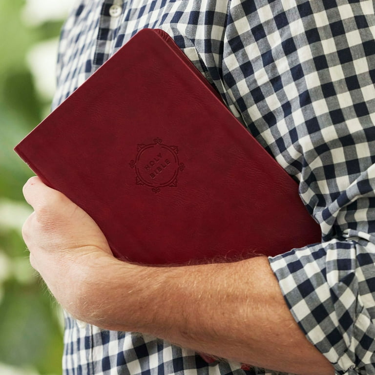 NKJV, Reference Bible, Personal Size, Leathersoft, Burgundy