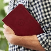 NKJV, Reference Bible, Personal Size, Leathersoft, Burgundy, Comfort Print