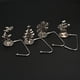 thumbnail image 5 of Colgador de calcetines de Navidad para fiestas, festivales, atmósferas, gancho para chimenea de Navidad, estante antideslizante personalizado, Kits de decoración para fiestas Animal de plata Billuyoard HA064988-03, 5 of 6